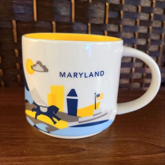 Starbucks Maryland You Are Here Collection Coffee Mug 14oz - Picture 1 of 5